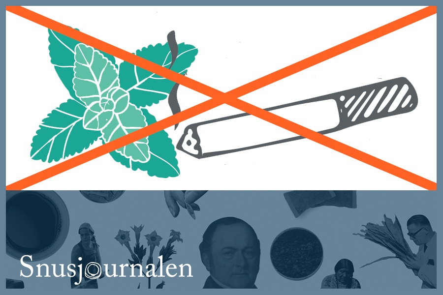Mentolcigaretter försvinner – men inte mintsnus