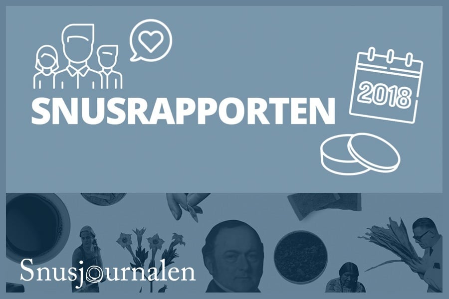 Nu är Snusrapporten 2018 här
